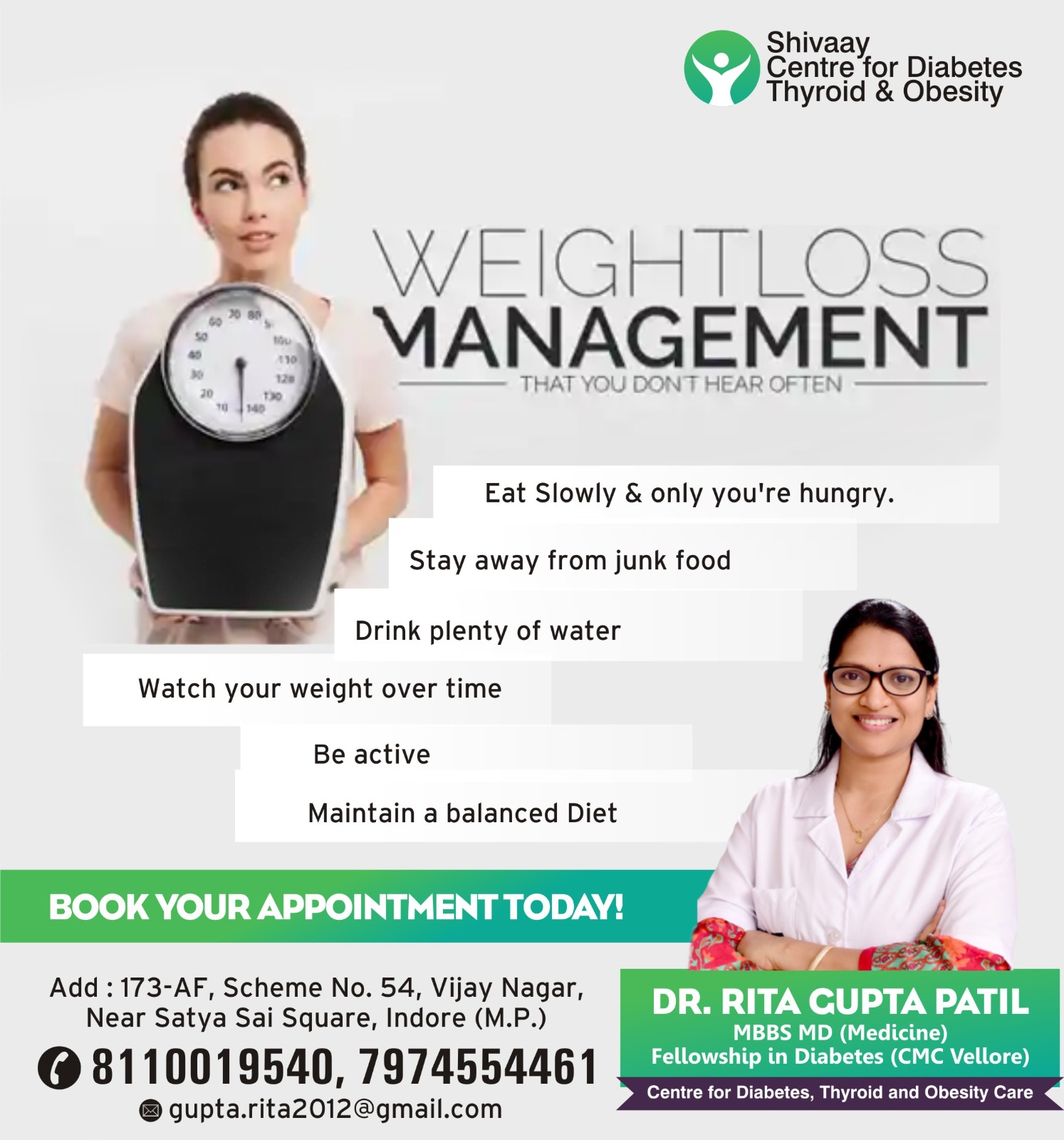 Best Doctor For Weight Loss Management In Indore